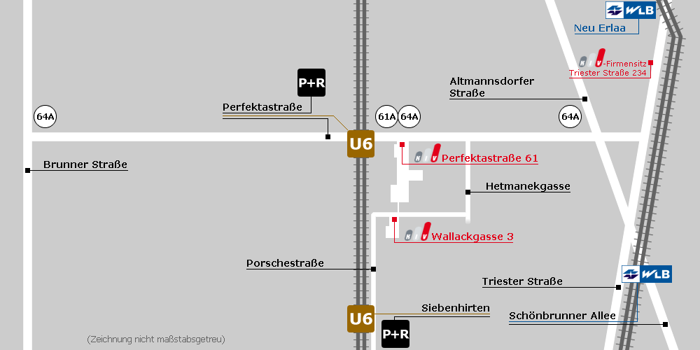 Lageplan - KIV-Standorte